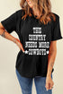Black This Country Needs More Cowboys Graphic T Shirt