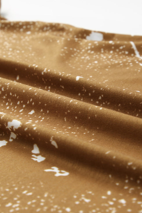 Bleached Blank Crew Neck Short Sleeve Top