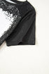 Bleached Splatter Print Short Sleeve Crew Neck T-Shirt