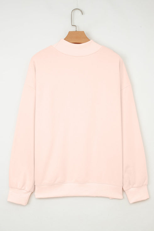 Blessed Varsity Letter Graphic Oversized Sweatshirt