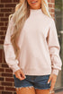 Blessed Varsity Letter Graphic Oversized Sweatshirt
