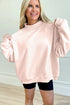 Blessed Varsity Letter Graphic Oversized Sweatshirt