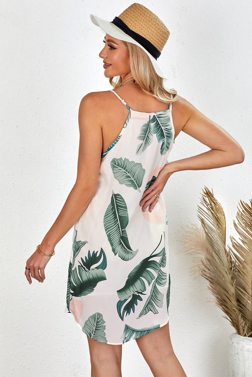 Blooming Print Sleeveless Dress