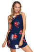 Blooming Print Sleeveless Dress