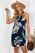 Blooming Print Sleeveless Dress