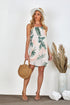 Blooming Print Sleeveless Dress