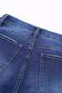 Blue High Rise Skinny Button Fly Jeans