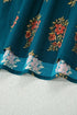 Bohemian All Over Floral Print Lacy Trim Pleated Blouse