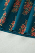 Bohemian All Over Floral Print Lacy Trim Pleated Blouse