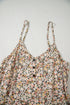 Bohemian All Over Print Tie Waist Flared Floral Dress