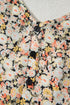 Bohemian All Over Print Tie Waist Flared Floral Dress