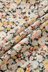 Bohemian All Over Print Tie Waist Flared Floral Dress