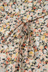 Bohemian All Over Print Tie Waist Flared Floral Dress