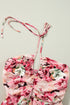 Bohemian Floral Halter Neck Shirred Ruffled Mini Dress