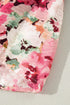Bohemian Floral Halter Neck Shirred Ruffled Mini Dress