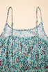 Bohemian Floral Patchwork Wide Leg Spaghetti Strap Jumpsuit