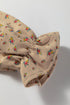 Bohemian Floral Plaid Patchwork Distressed Waffle Knit Shacket