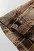 Bohemian Floral Plaid Patchwork Distressed Waffle Knit Shacket