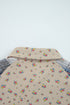 Bohemian Floral Plaid Patchwork Distressed Waffle Knit Shacket