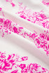 Bohemian Floral Print High Waist Ruffle Split Maxi Skirt