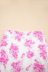 Bohemian Floral Print High Waist Ruffle Split Maxi Skirt