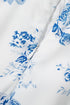 Bohemian Floral Print High Waist Ruffle Split Maxi Skirt