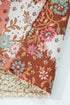Bohemian Floral Print Sherpa Lined Fleece Hooded Jacket