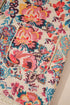 Bohemian Floral Print Sherpa Lined Fleece Hooded Jacket