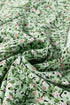 Bohemian Floral Print Short Sleeve V Neck Wrap Blouse