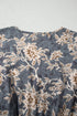 Bohemian Floral Print Smocked High Waist Long Sleeve Maxi Dress