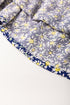 Bohemian Floral Print Smocked Square Neck Long Sleeve Blouse