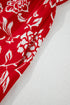 Bohemian Floral Print Spaghetti Strap Empire Waist Maxi Dress