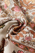 Bohemian Floral Print Tie Neck Lantern Sleeve Blouse