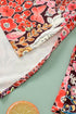 Bohemian Floral Print V Neck Long Sleeve Blouse