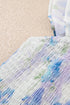 Bohemian Floral Smocked High Waist Sleeveless Ruffle Maxi Dress