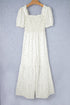 Bohemian Floral Smocked Puff Sleeve Wide Leg Jumpsuit