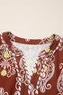 Bohemian Floral Striped Trim Belted Tiered Maxi Dress