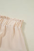 Bohemian Frilled Elastic Waist Lace Trim Ruffled Shorts