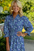 Bohemian Frilled V Neck Bracelet Sleeve Long Floral Dress
