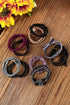 Bohemian Knotted Ribbon Elastic Ponytail Holders Hair Ties