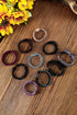 Bohemian Knotted Ribbon Elastic Ponytail Holders Hair Ties