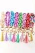 Bohemian Layered Tassel Fringe Metal Hardware Key Ring