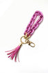 Bohemian Layered Tassel Fringe Metal Hardware Key Ring