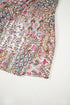Bohemian Mixed Print Open Front Draped Kimono