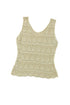 Bohemian Open Stitch Sleeveless V Neck Crochet Tank Top