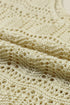 Bohemian Open Stitch Sleeveless V Neck Crochet Tank Top