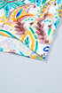 Bohemian Paisley Floral Printed Puff Sleeve Blouse