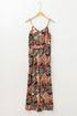Bohemian Paisley Print Belted Sleeveless Wide Leg Jumpsuit