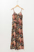 Bohemian Paisley Print Belted Sleeveless Wide Leg Jumpsuit