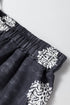 Bohemian Paisley Print Elastic Waist Wide Leg Pants